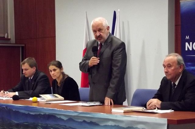 Przy głosie - prezes PTPN, prof. Stanisław Hodorowicz Fot. Anna Szopińska
