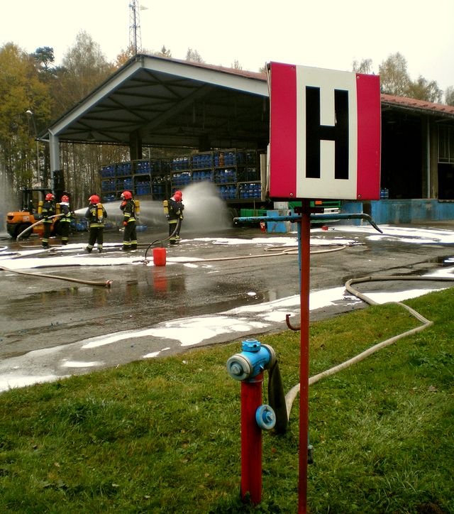 Sieć hydrantów - dobrze oznakowana Fot. Anna Szopińska