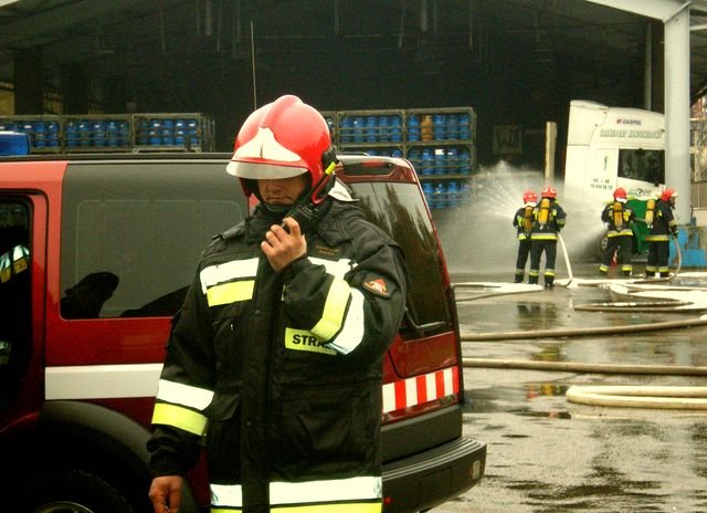 Radiotelefon - niezbędny dowódcy Fot. Anna Szopińska