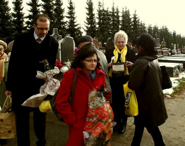 W nowej części cmentarza Fot. Anna Szopińska