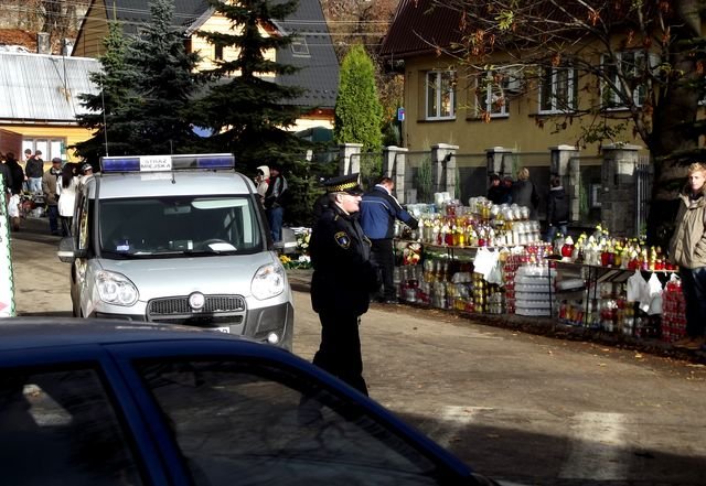 Straż Miejska kieruje ruchem Fot. Anna Szopińska