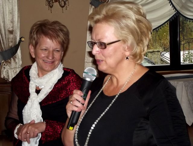 Dwie panie prezes: (od lewej) z Nowego Sącza - Krystyna Michalik i z Nowego Targu - Anna Tylka Fot. Anna Szopińska