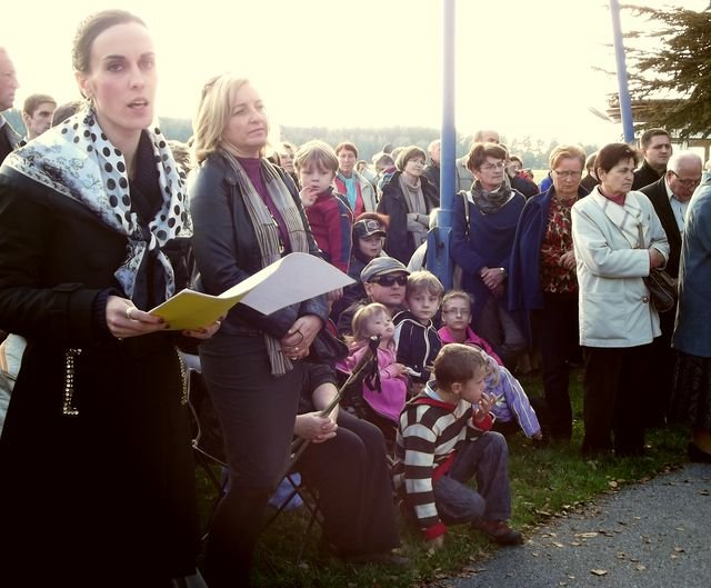 Wielu przyszło z dziećmi Fot. Anna Szopińska