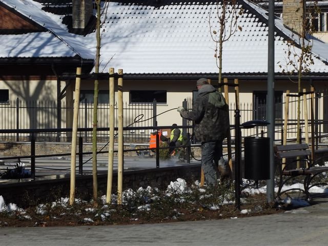 Obiekt gospodarczy i przyszłej kawiarenki - gotowy Fot. Anna Szopińska