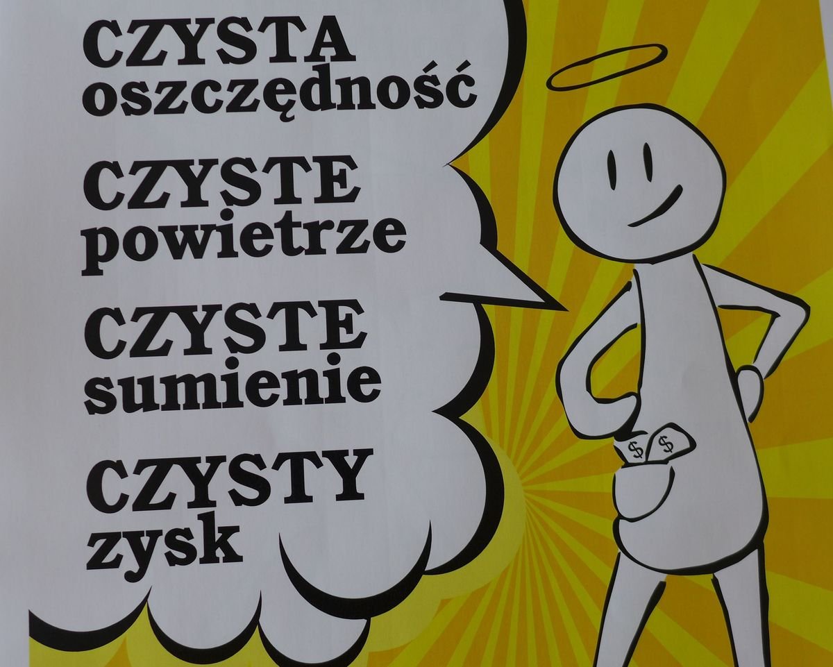 Jeden z plakatów
