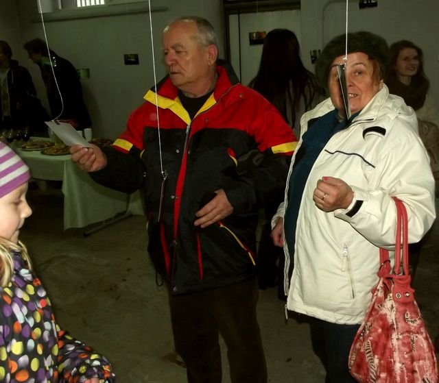 Na wernisażu w Starej Kotłowni Fot. Anna Szopińska