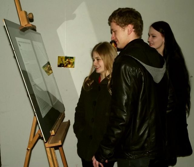 Na wernisażu w Starej Kotłowni Fot. Anna Szopińska