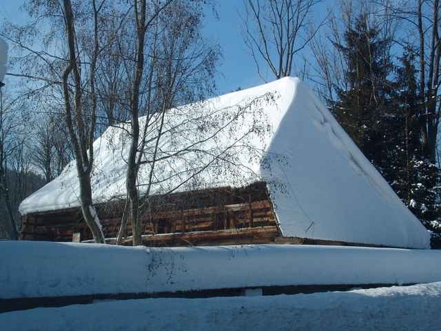 Skansen pod śniegiem 