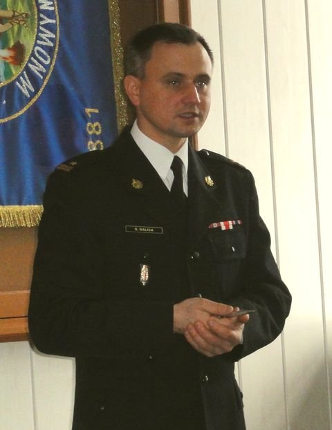 Mł. bryg. Stanisław Galica Fot. Anna Szopińska