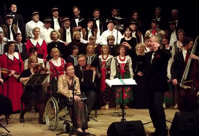 Pod ręką chórmistrza Fot. Anna Szopińska