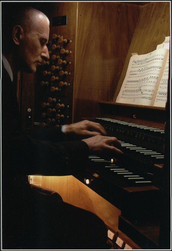 Bogusław Grabowski - organista Konkatedralnej Bazyliki Mariackiej w Gdańsku Grabowski