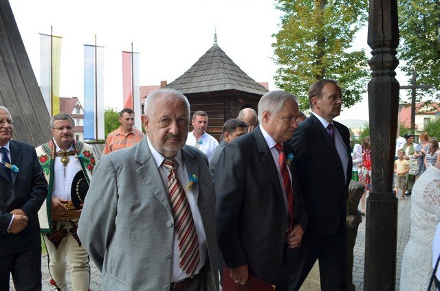 Senator Stanisław Hodorowicz, Wójt Franciszek Sidełko oraz Poseł Edward Siarka fot. Anna Giżycka
