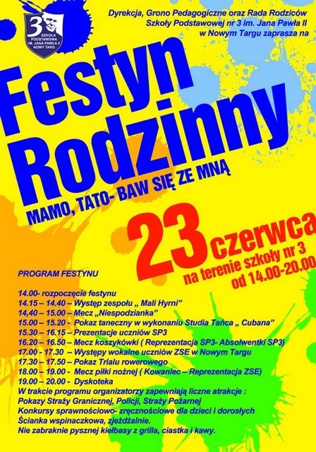 Plakat promujący wydarzenie