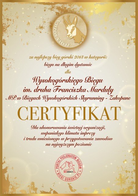 kozica dlugi dystans gold