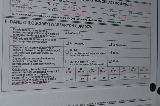 zamieszkałe nieselektywne strona A zamieszkale 4 osoby nieselektywny stronaA