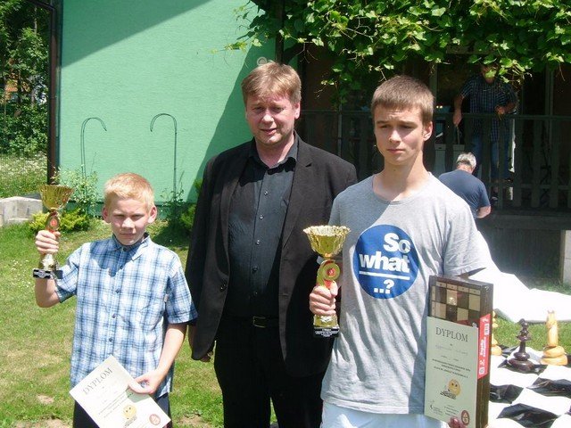 Zdzisław Soliwoda z wychowankami