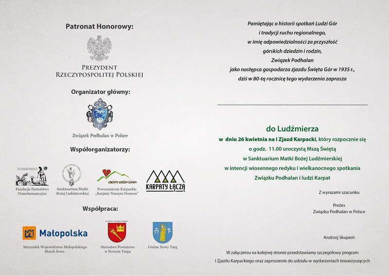 Zaproszenie Zjazd Karpacki2 Kopiowanie
