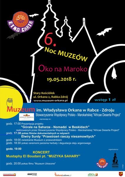 noc muzeów Rabka plakat 18 wynik