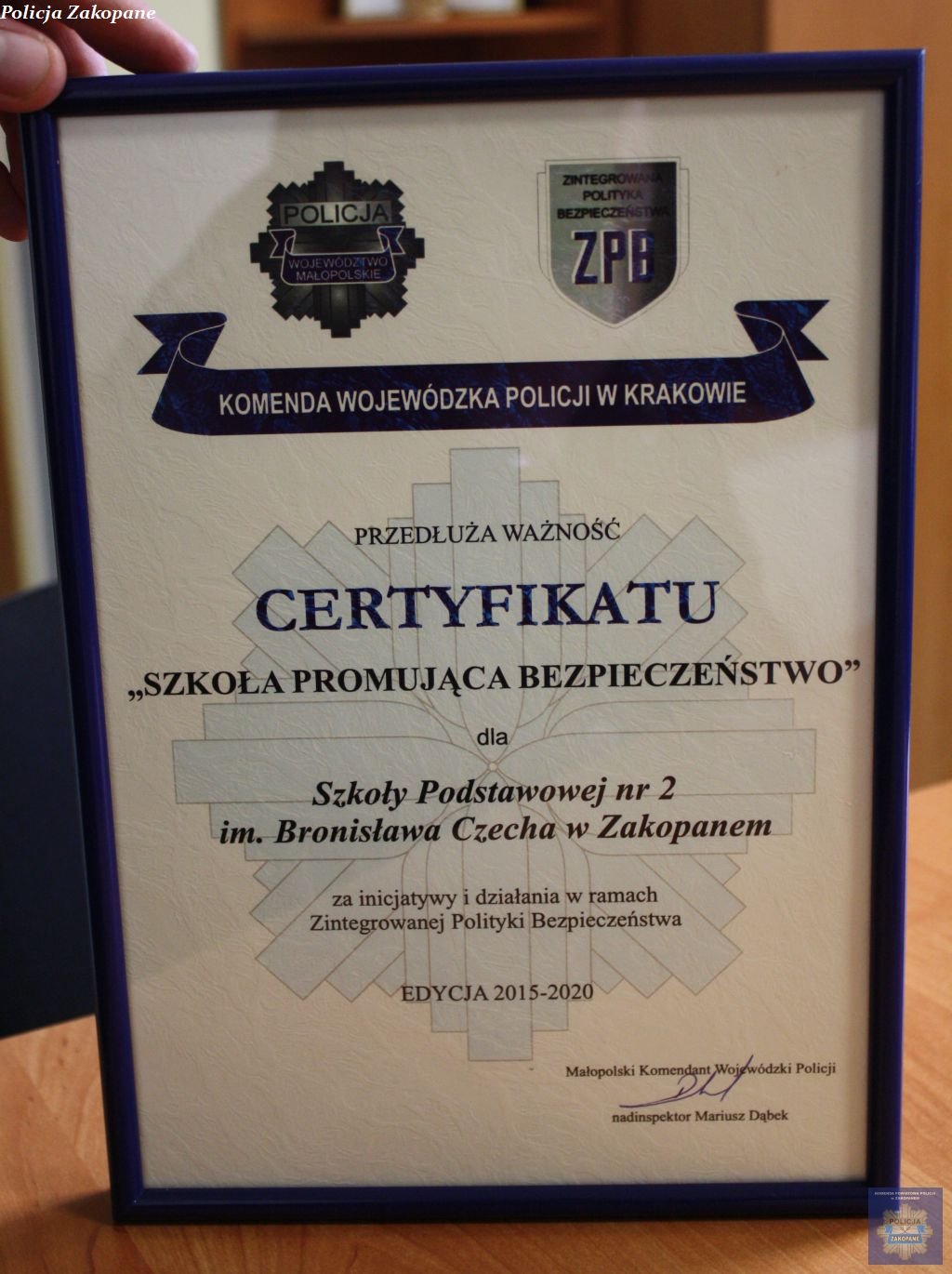 szkoła nr 2 certyfikat