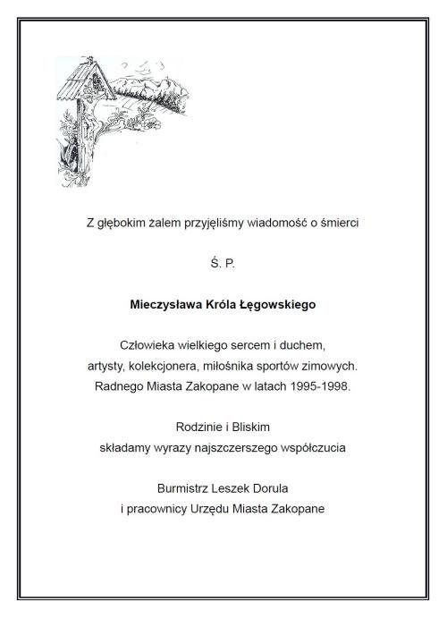 20160922Krol Legowski